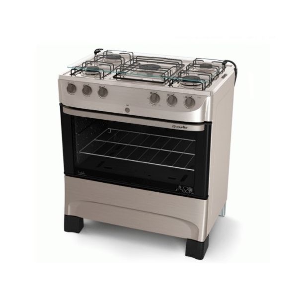 Cocina Mueller Fratello inox 5 hornallas